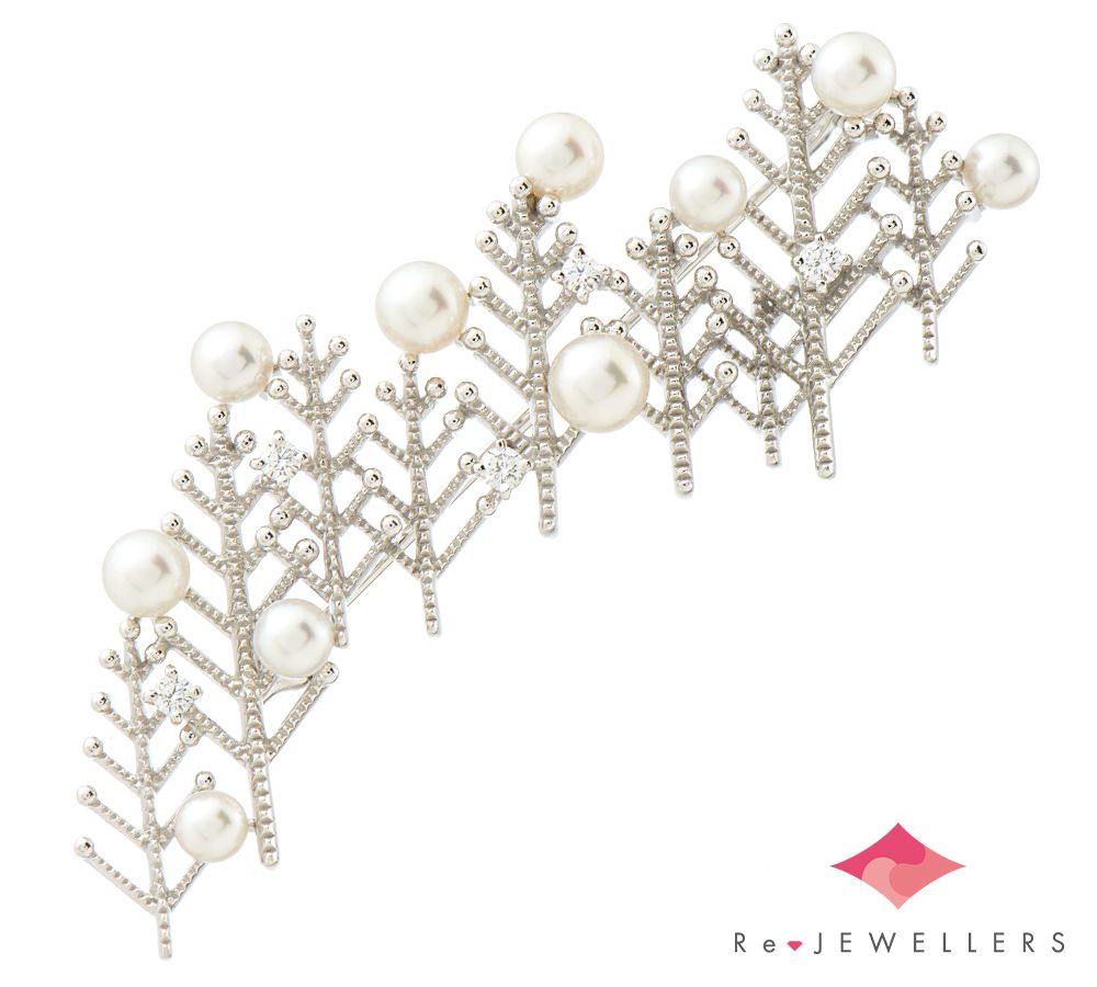 ミキモト 3.4-4.8mm ベビーパール ブローチ - メルカリ