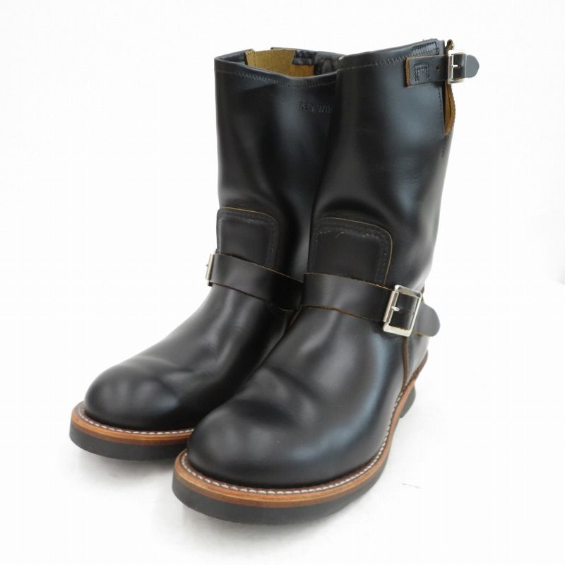 RED WING レッドウィング ブーツ 11 inch Engineer Stovepipe 2966 ブラック 27 cm 127