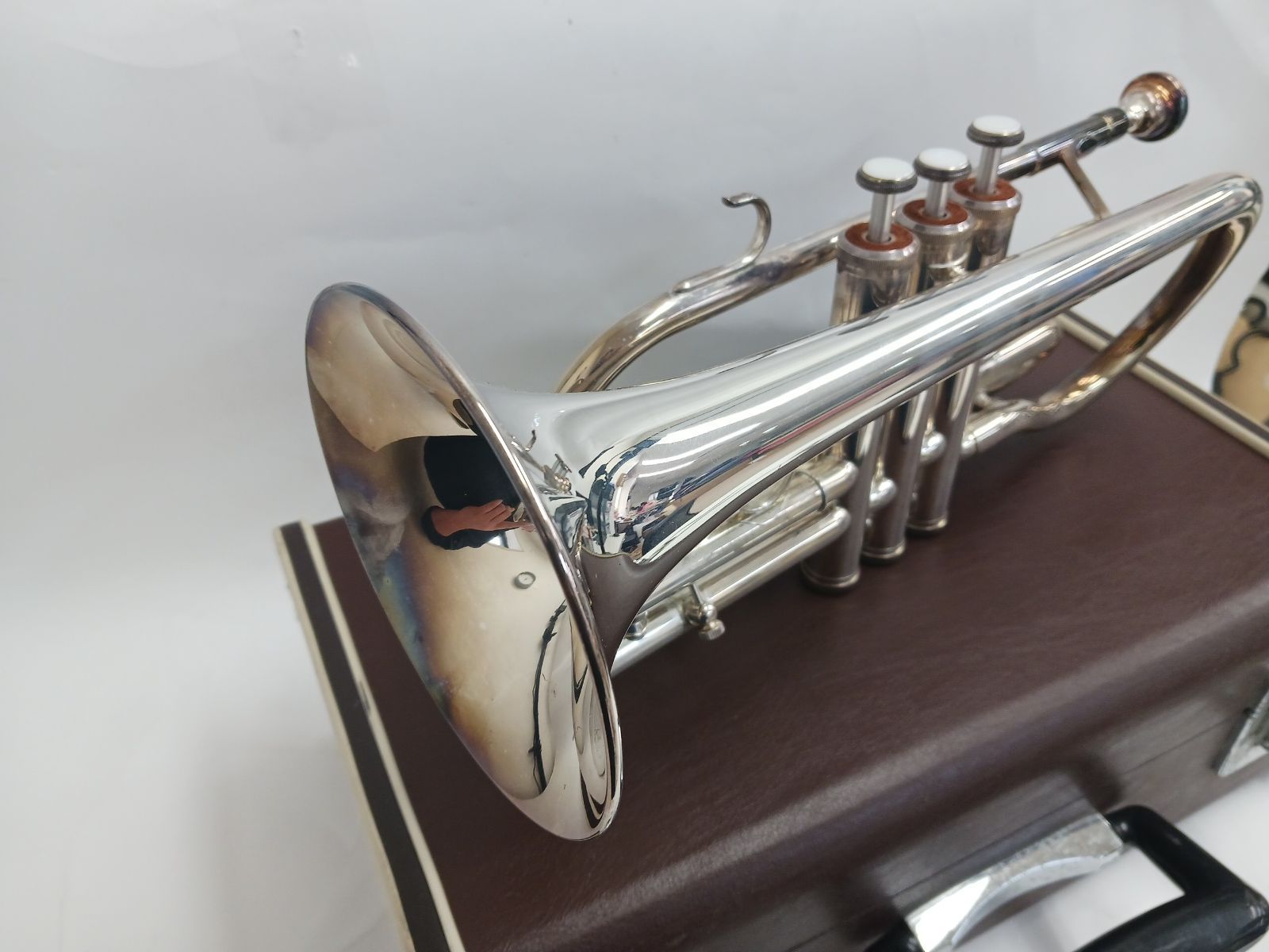 中古品】YAMAHA コルネット YCR3330S 銀メッキ ショートタイプ 現行YCR