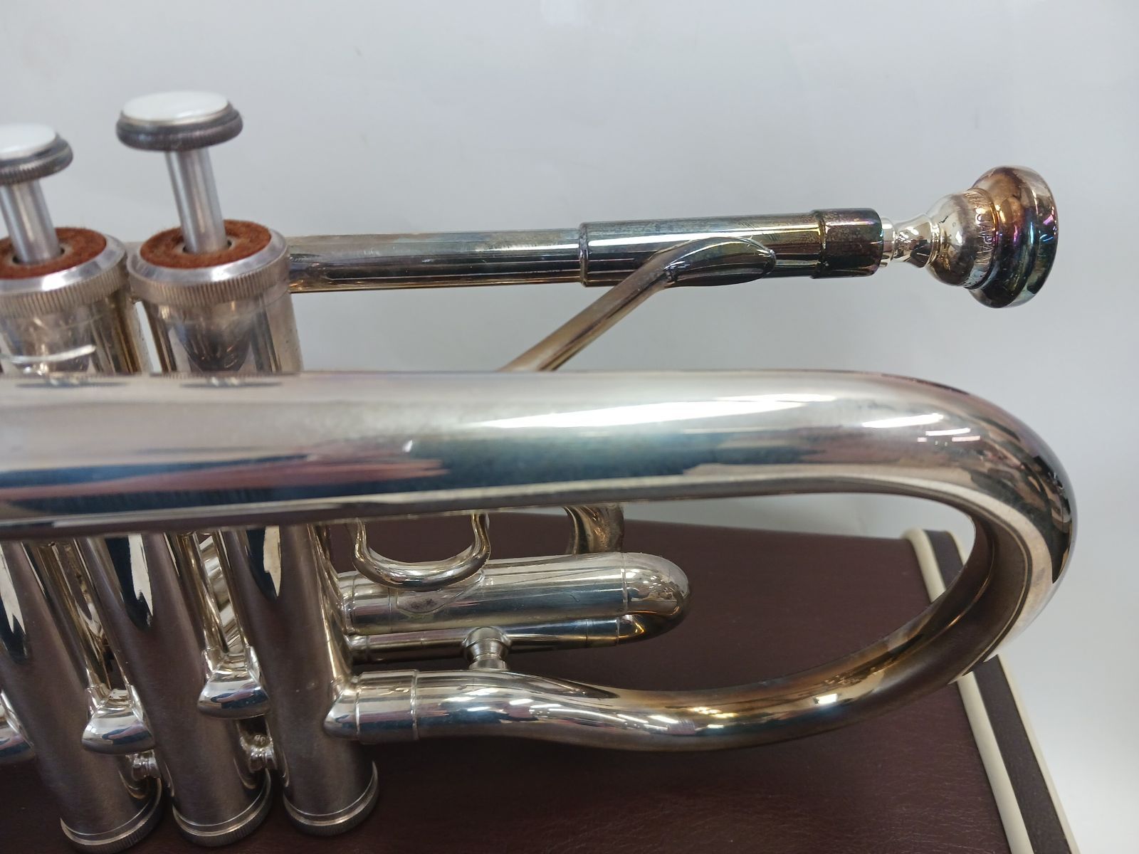 中古品】YAMAHA コルネット YCR3330S 銀メッキ ショートタイプ 現行YCR