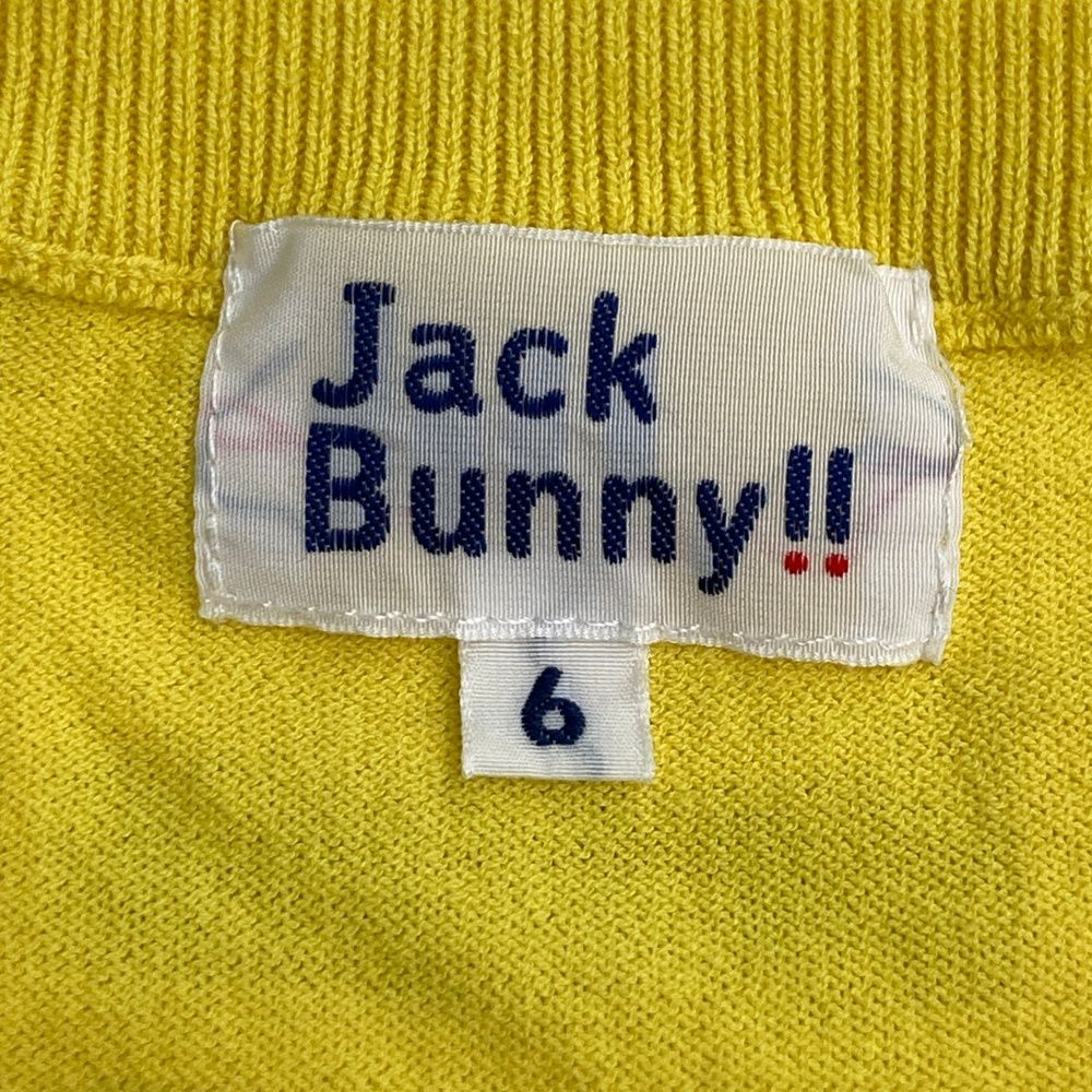サイズ：6 JACK BUNNY ジャックバニー 長袖 ニットセーター イエロー系