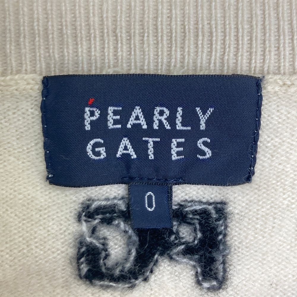 サイズ：0 PEARLY GATES パーリーゲイツ カシミヤ ニットセーター