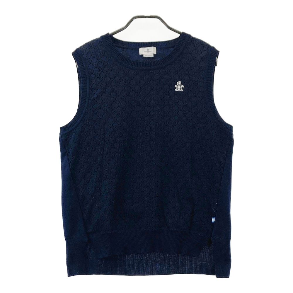 MUNSING WEAR マンシングウェア ニットベスト ネイビー系 LL