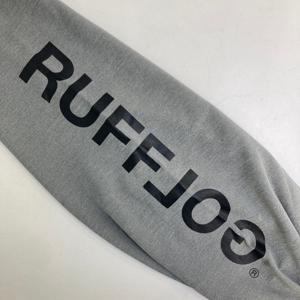 サイズ：XL RUFFLOG ラフロッグ モックネック 長袖Tシャツ グレー系