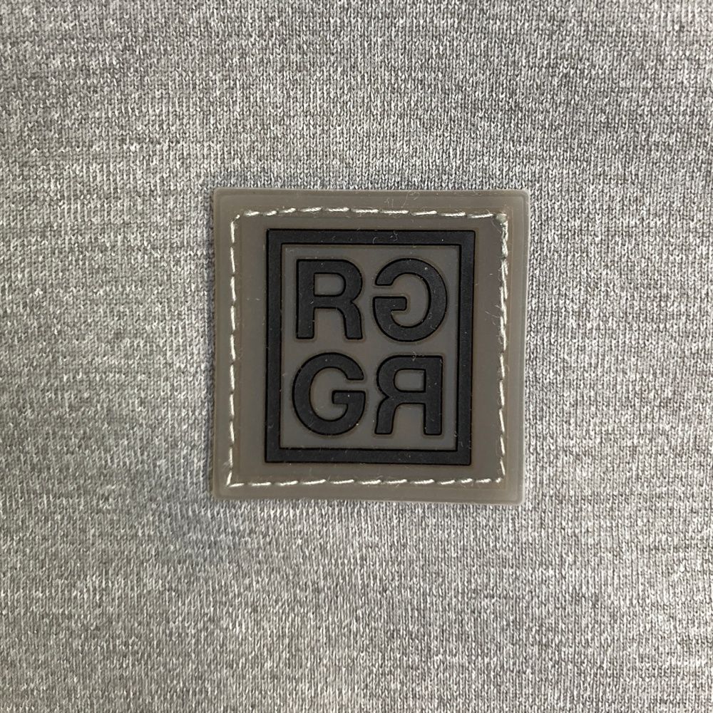 サイズ：XL RUFFLOG ラフロッグ モックネック 長袖Tシャツ グレー系