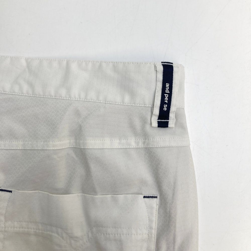サイズ：92 AND PER SE アンパスィ ストレッチパンツ ホワイト系