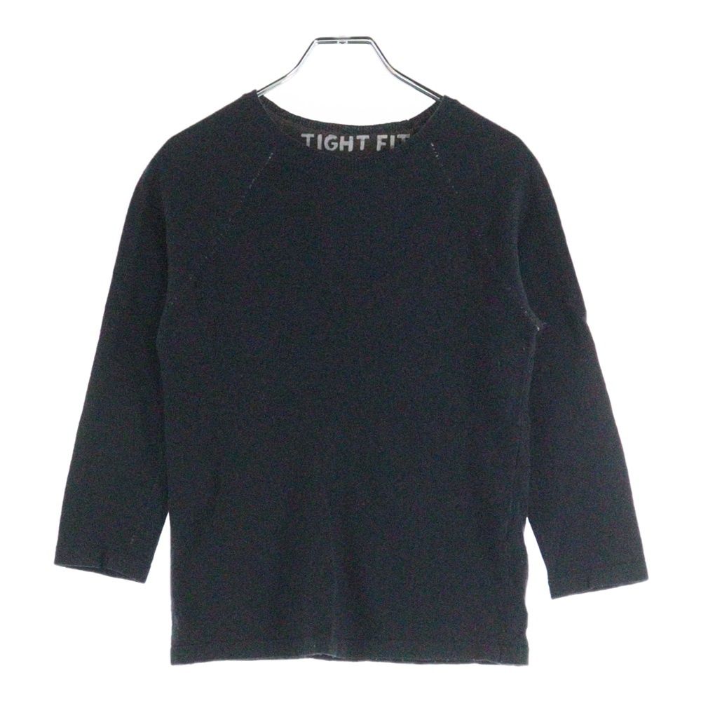 Maison Margiela 6 (メゾンマルジェラ) 01AW TIGHT FIT Knit タイトフィットニット ここのえ期 レディースラグランニットセーター 3761300 ネイビー