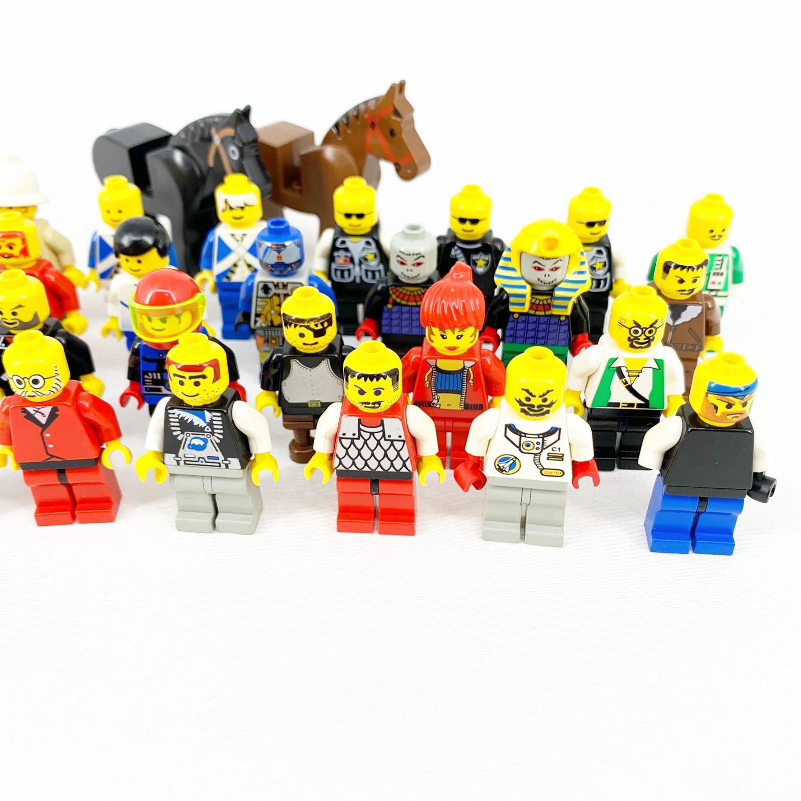  LEGO ミニフィグ 大量おまとめ‼ 32体 馬2頭 LEGO(レゴ) ブロック玩具