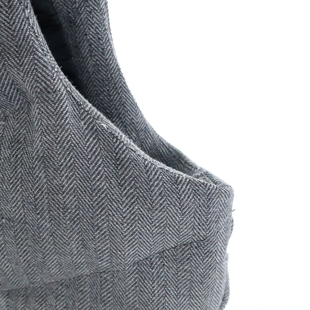 STUSSY (ステューシー) ウール フード付き ダウンベスト グレー - メルカリ