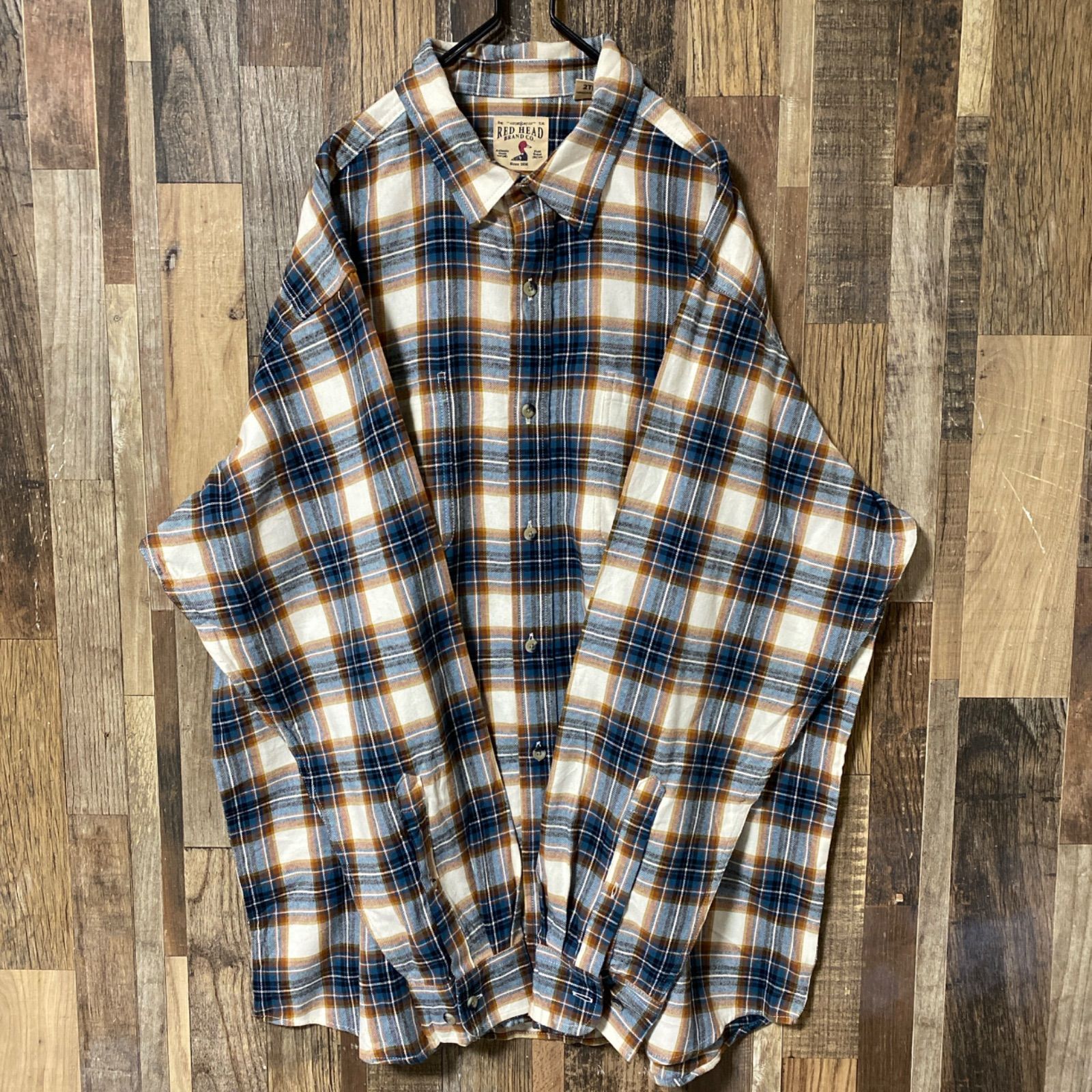レッドヘッド ブランド カンパニー Co. チェック柄 フランネルシャツ