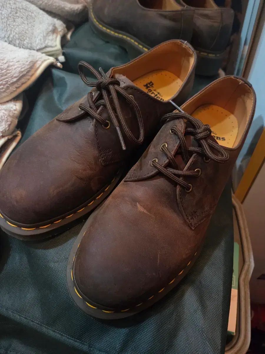  DR MARTENS ドクターマーチン 1461 Hot Sauce Crazy Ver レイ 麻 マーティン 260 ローファー ブーツ 革靴