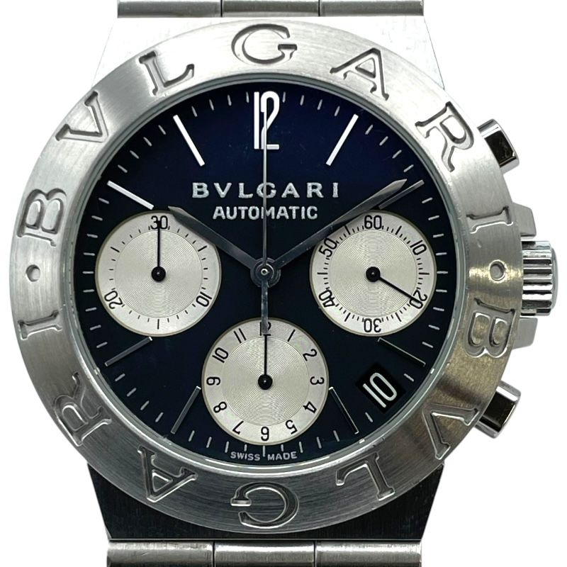 ブルガリ BVLGARI ディアゴノ スポーツ クロノグラフ CH35S ブラック