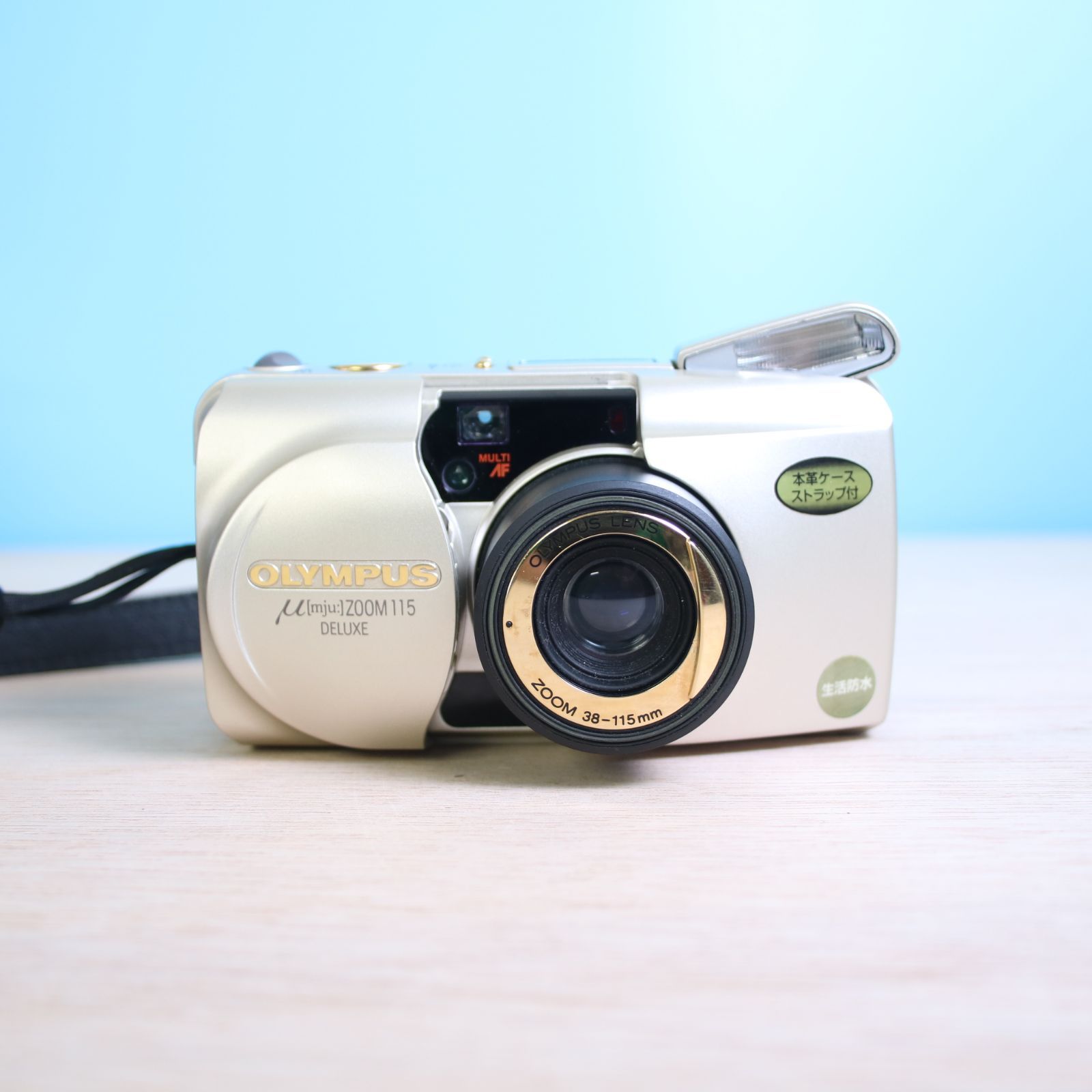 完動品❁美品 OLYMPUS μ ZOOM 115 DELUXE コンパクトフィルム H256