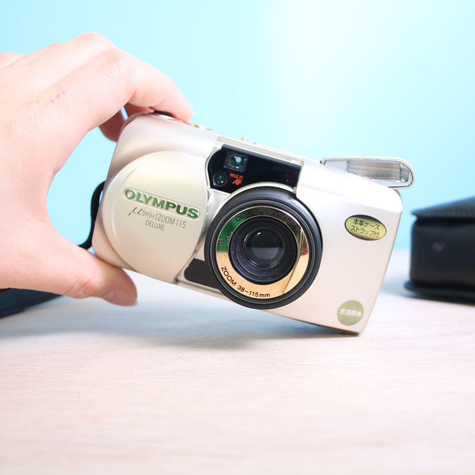 完動品❁美品 OLYMPUS μ ZOOM 115 DELUXE コンパクトフィルム H256