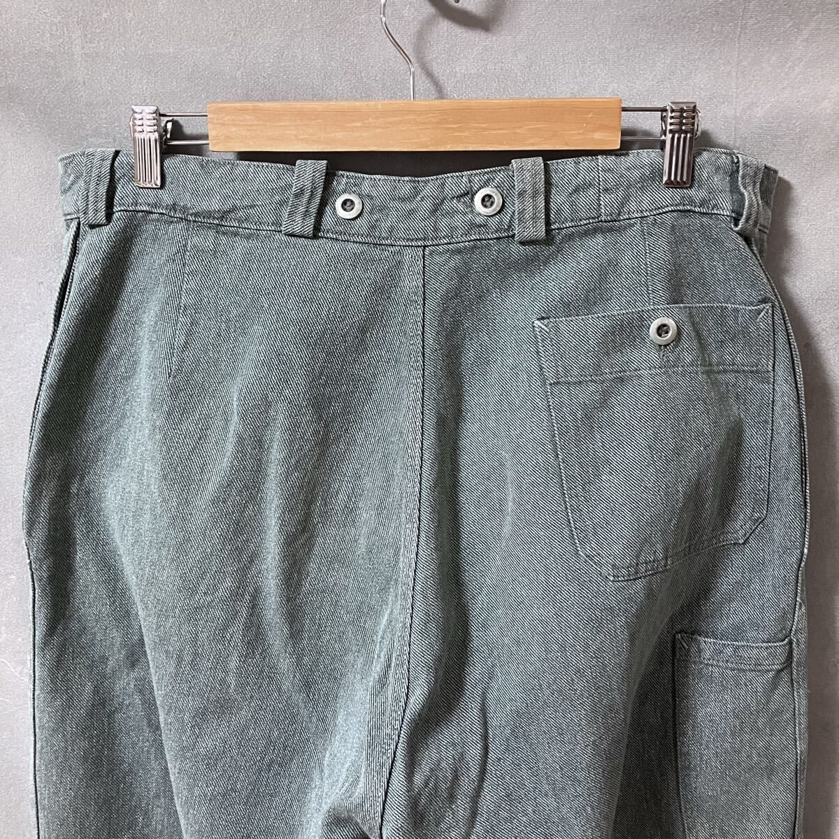 Swiss military Green denim スイス軍 50's ～ vintage グリーンデニム