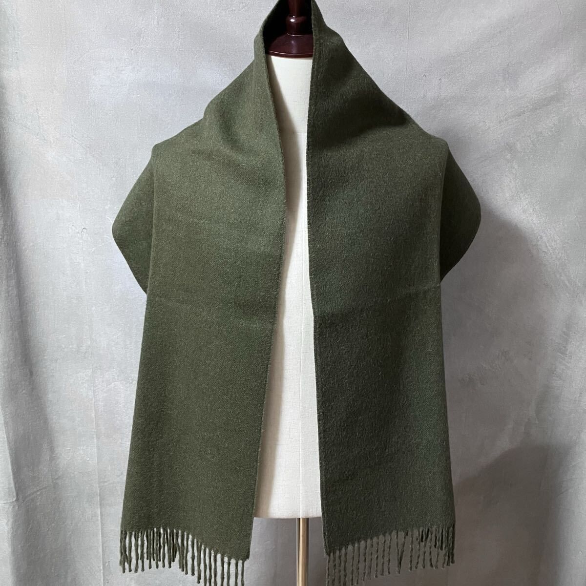 THE INOUE BROTHERS イノウエブラザーズ Baby alpaca fringe stole