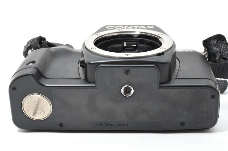 実用光学美品】CONTAX コンタックス Aria 黒 ブラック ボディ フィルム