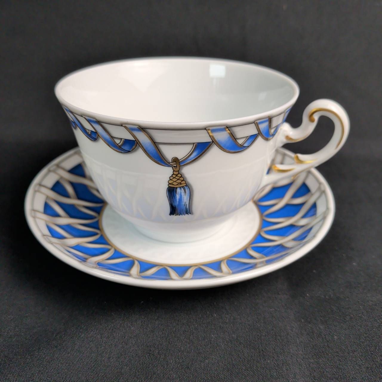 リチャードジノリ フィオッコグレース タッセル カップ＆ソーサ― 6客