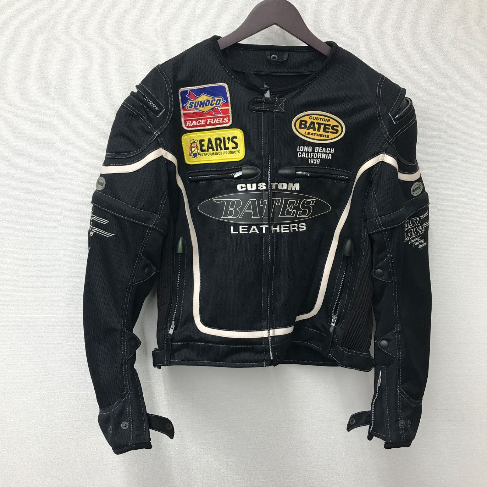 M11069 【BATES】 ベイツ シングルライダースジャケット Lサイズ