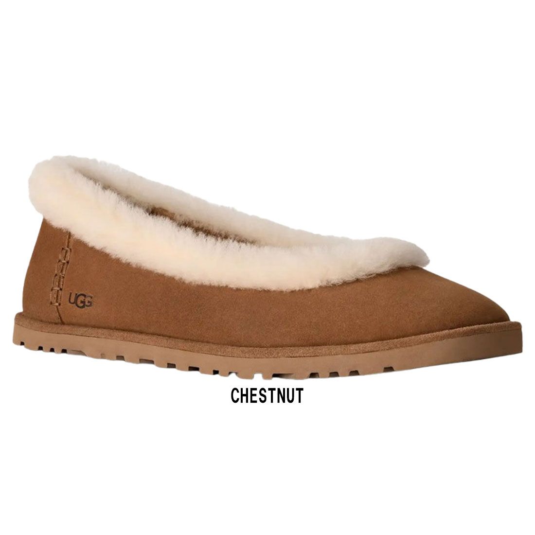 UGG アグ レディース ゾラ バレエ ブラット ローファー スリッポン シューズ スエード シープスキン ふわふわ 靴 W Zora Ballet Flat 1178111