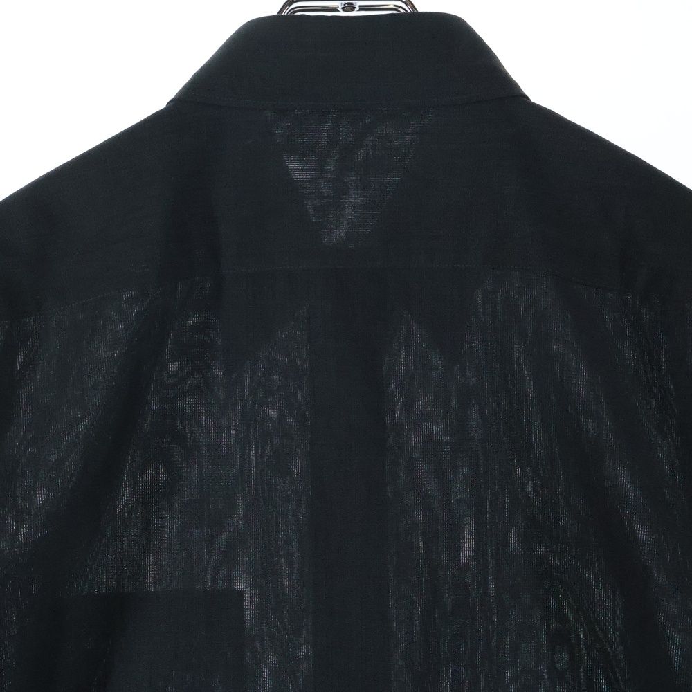 IRENISA (イレニサ) 25SS Wool Shirt ウール半袖シャツ グレー IH-25SS