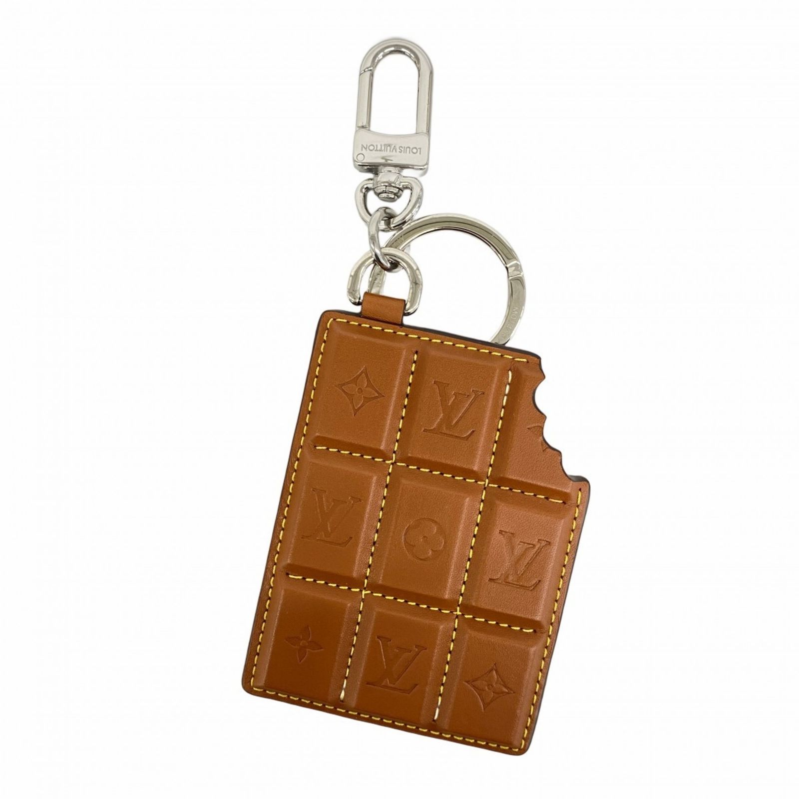 ルイ ヴィトン Louis Vuitton キーホルダー モノグラム バッグチャーム LVチョコレートバー M 01478 ブラウンレディース