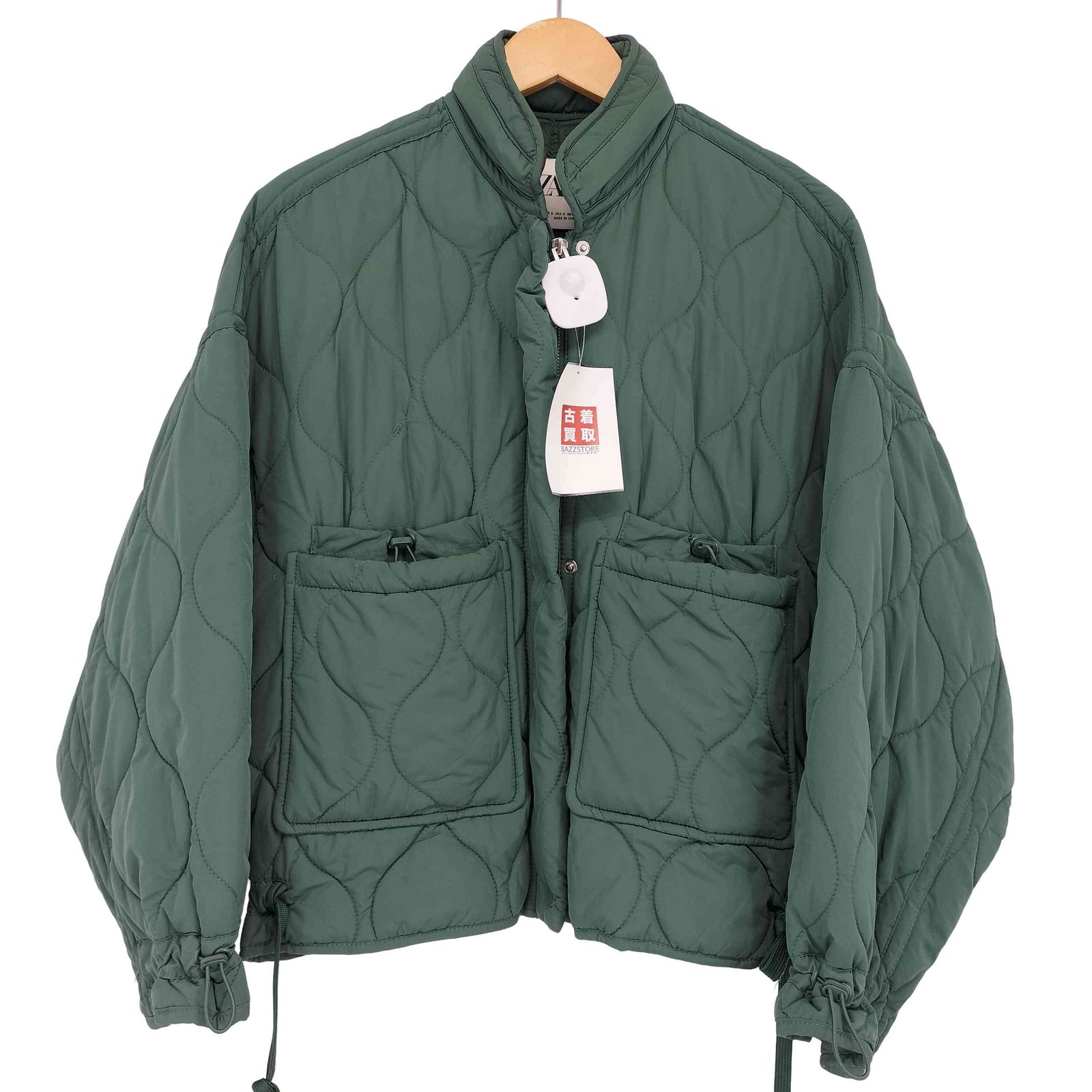 ザラ ZARA ウォーターリペレント キルティング ジャケット レディース import：S