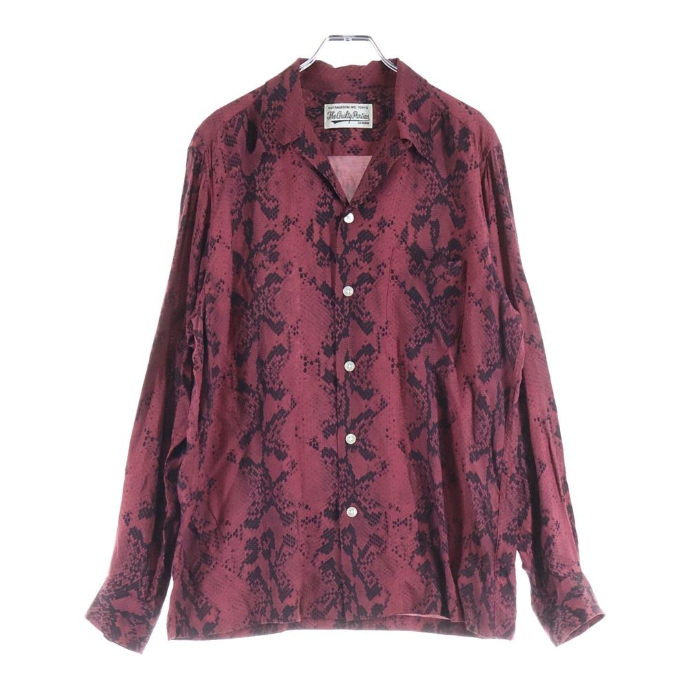 WACKO MARIA (ワコマリア) 21SS パイソン柄 グラフィティ長袖シャツ