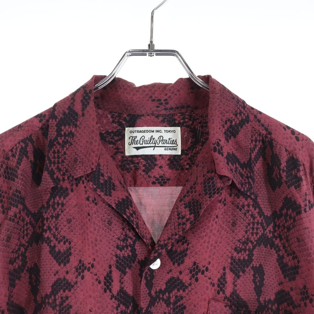 WACKO MARIA (ワコマリア) 21SS パイソン柄 グラフィティ長袖シャツ