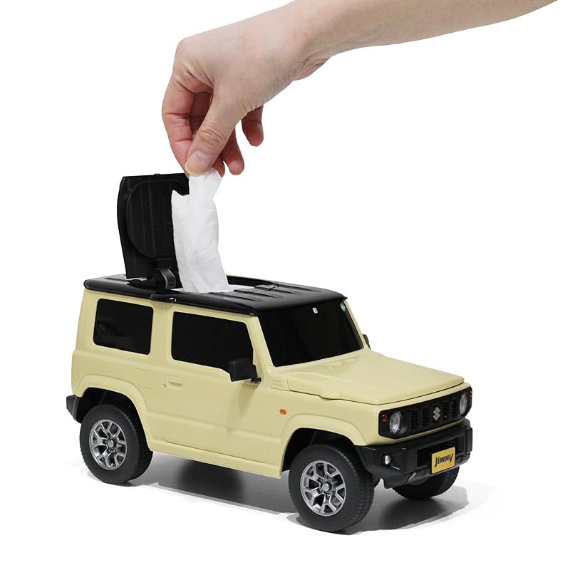 在庫 ウェットティッシュケース スズキ ジムニー 軽自動車 シフォンアイボリーブラック2トーンルーフ 0