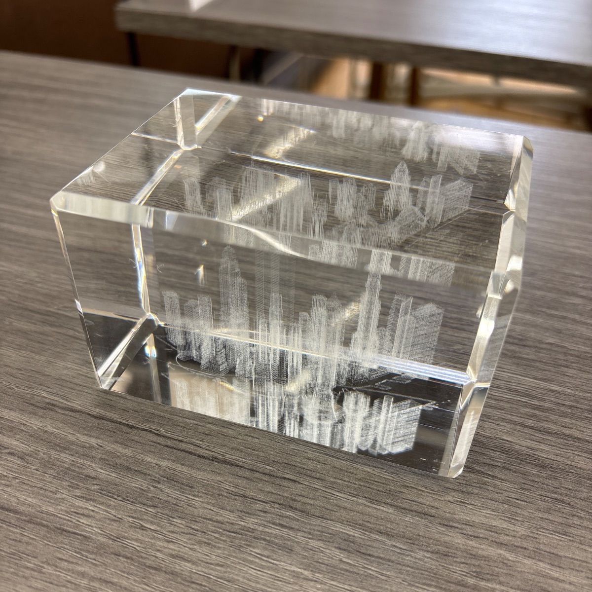 NYスカイライン✨自由の女神 3Dクリスタル置物 インテリアオブジェ