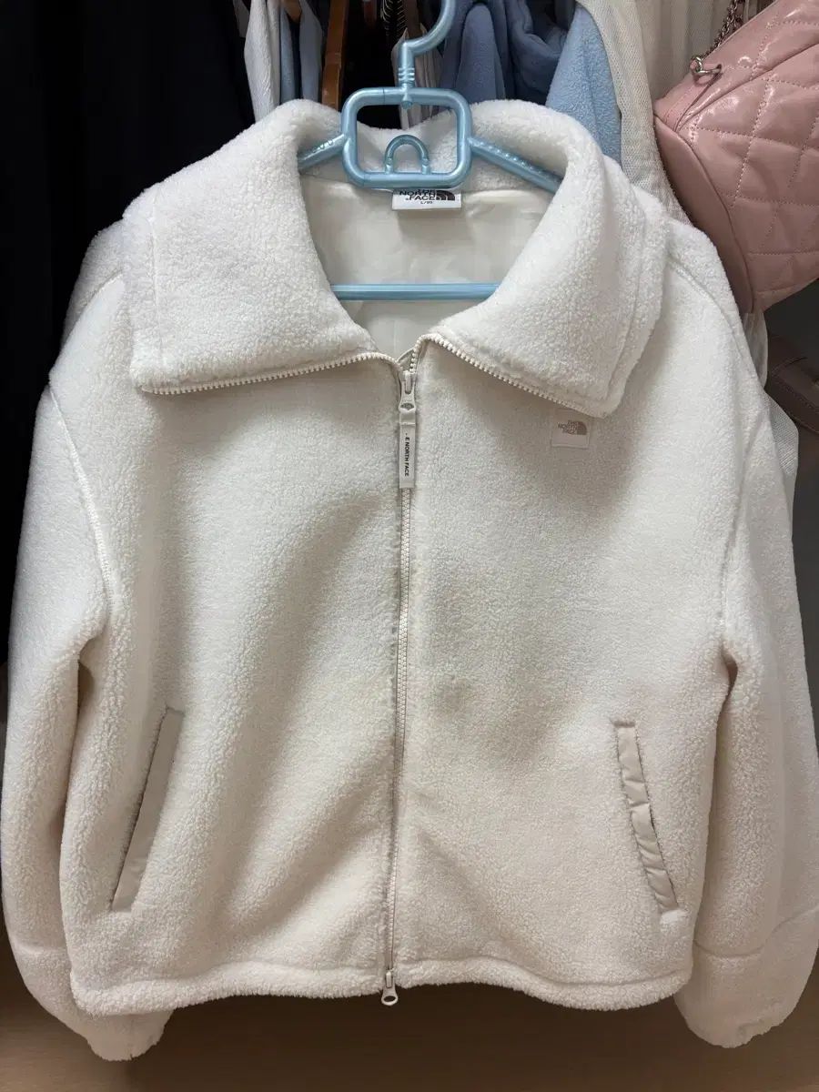 THE NORTH FACE ザノースフェイス 白ラベル ファー People フリースジャケット L ボアジャケット シープスキン ジップアップ