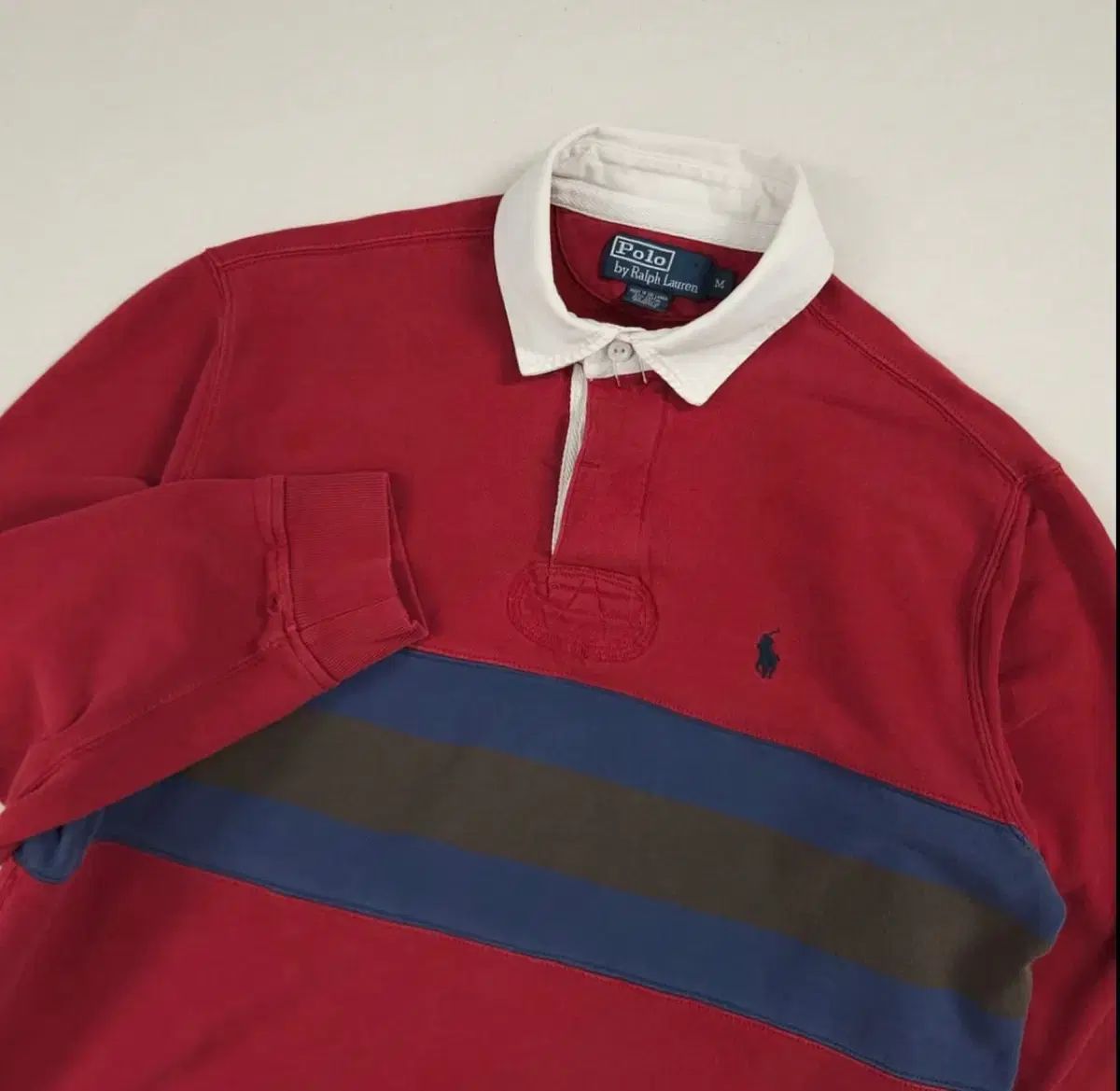ポロラルフローレン ラグビー 長袖 Tシャツ バーガンディ