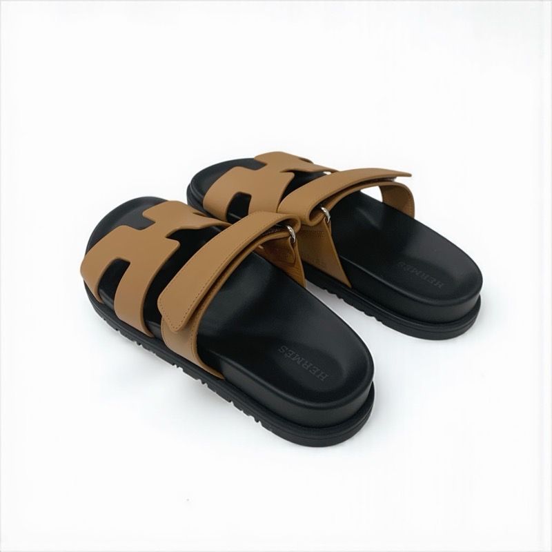 エルメス HERMES シプレ サンダル 靴 シューズ レザー ブラック