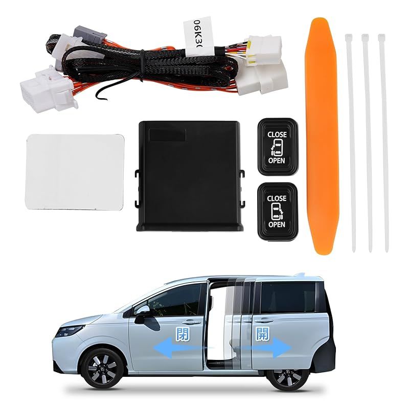 【在庫セール】GIMUYA ホンダ 新型 フリード GT系 パワースライドドアスイッチ 増設キット FREED GT1/2/3/4/5/6/7/8 EX CROSSTAR 2024年6月～ セカンドドア 自動開閉 スイッチ 専用 設計 ドアオープン 車内