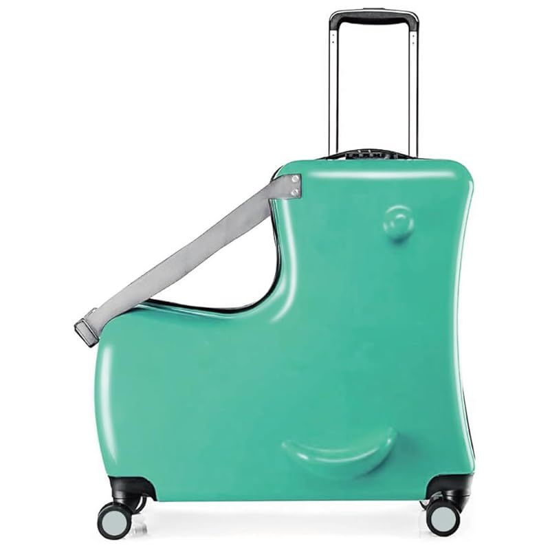 在庫 CAMSHOP JP オリベラ キッズキャリーケース 子供が乗れるキャリー Mサイズ 24インチ ミントグリーン