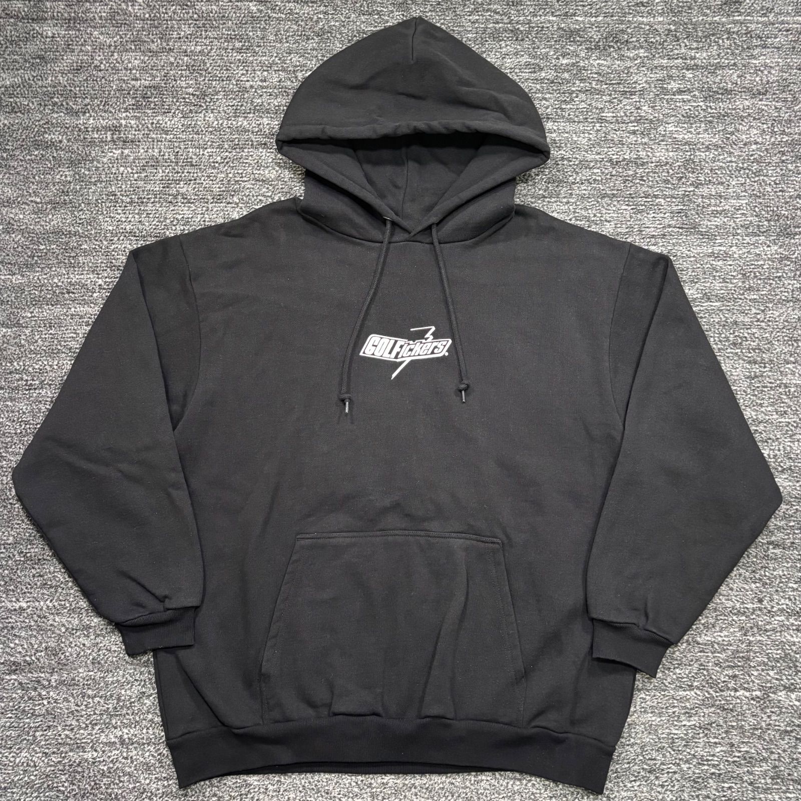 GOLFickers ロゴ パーカー ブラック XXL ゴルフィッカーズ Hoodie