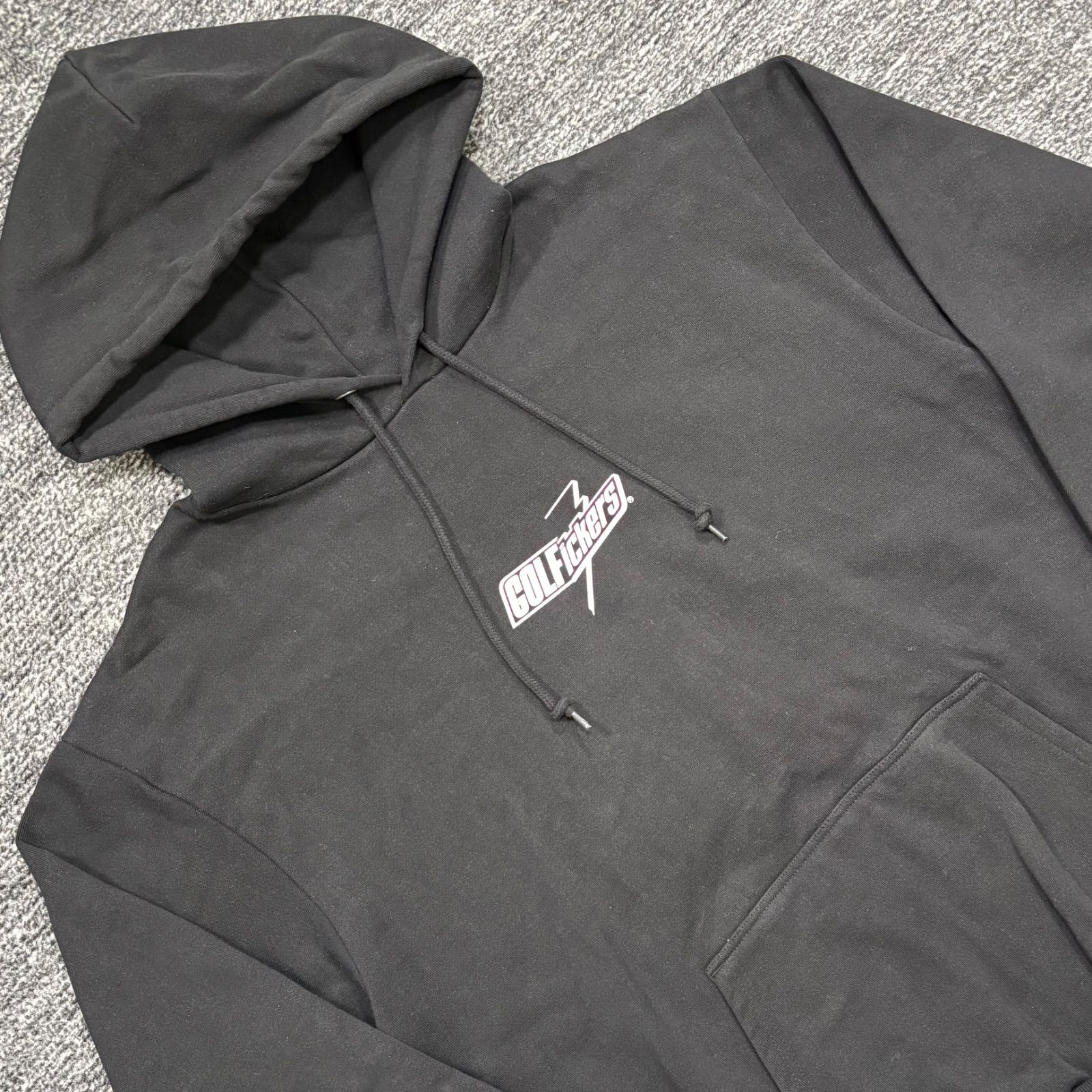 GOLFickers ロゴ パーカー ブラック XXL ゴルフィッカーズ Hoodie