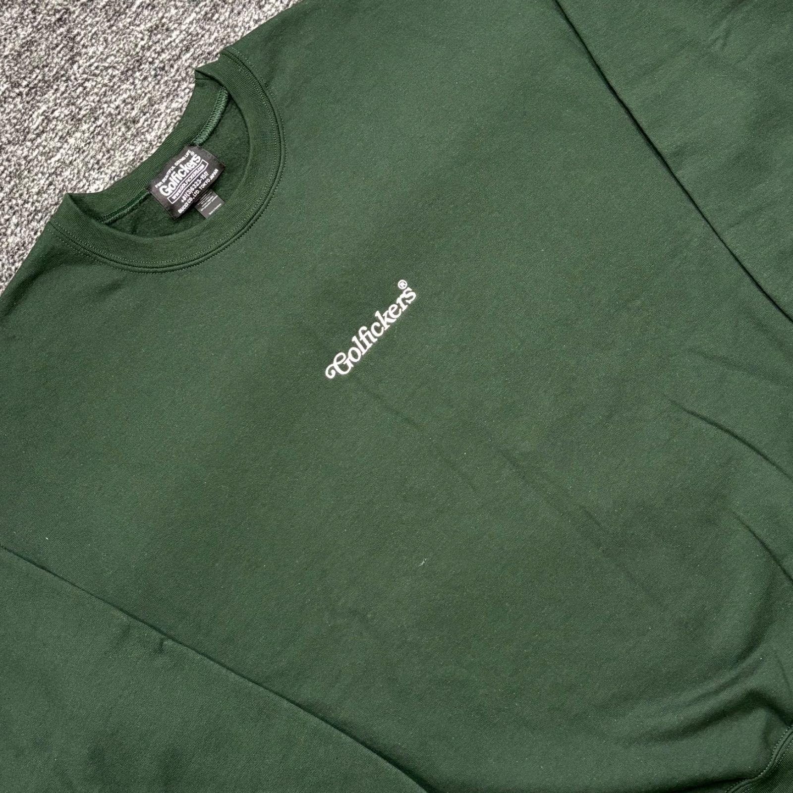 極美品 GOLFickers スウェットシャツ グリーン XL ゴルフィッカーズ