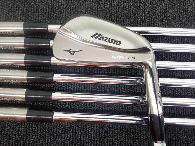 アイアンセット ミズノ MP-69 ブラックメッキ DG 7本セット S 200 27 6222