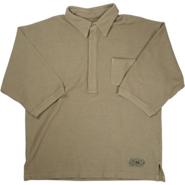 Size L テンダーロイン MOSS STITCH 3 4 POLO KHAKI ポロシャツ カーキ 品