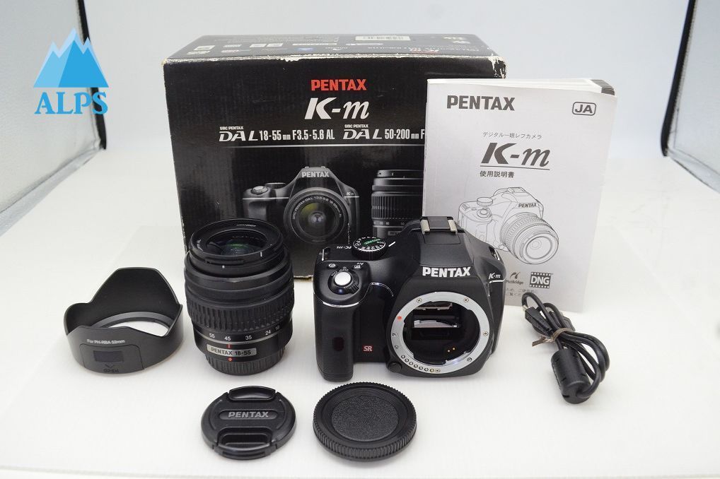 良品 PENTAX ペンタックス K-m レンズキット smc PENTAX-DA L 18-55mm
