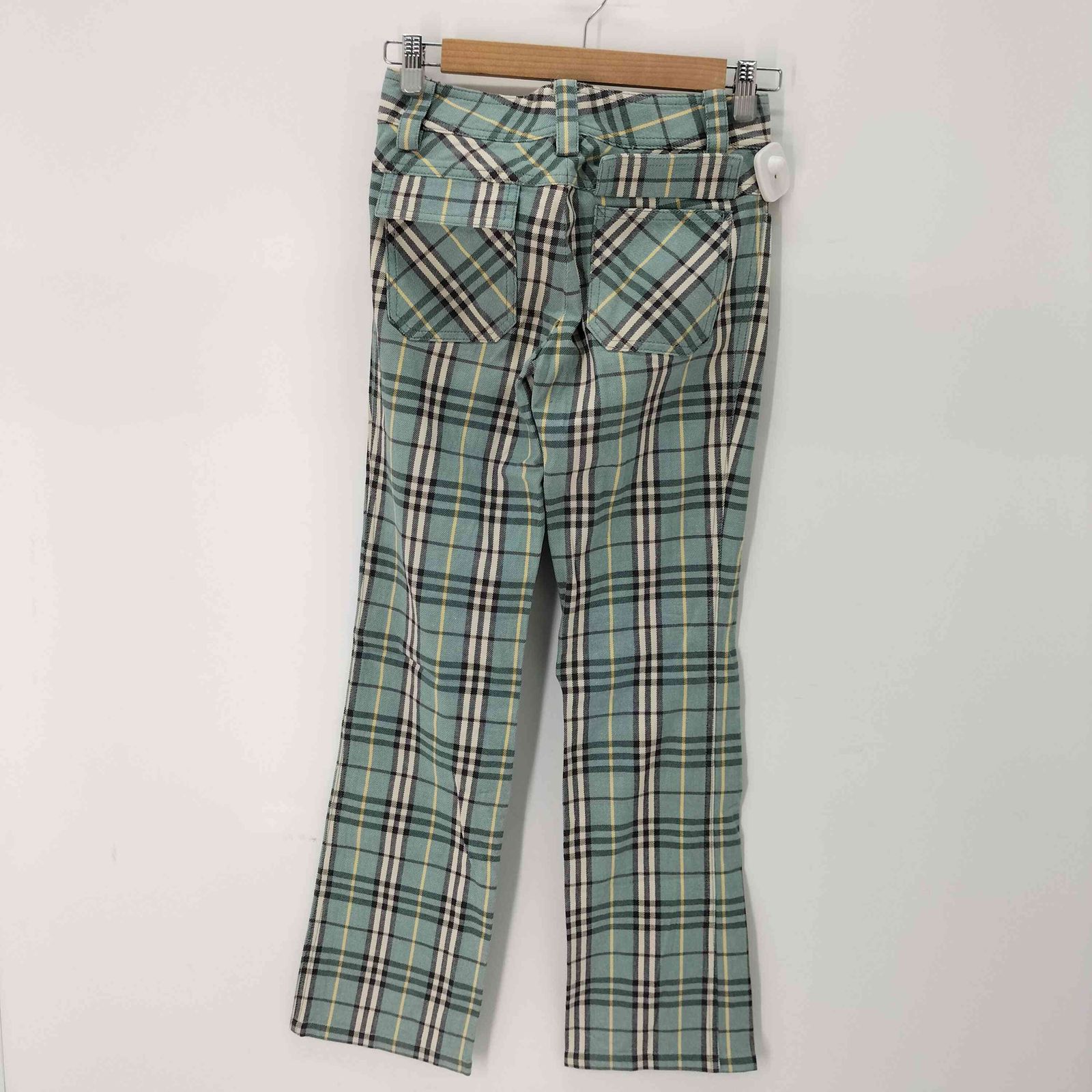 バーバリーブルーレーベル BURBERRY BLUE LABEL チェック柄 ストレート