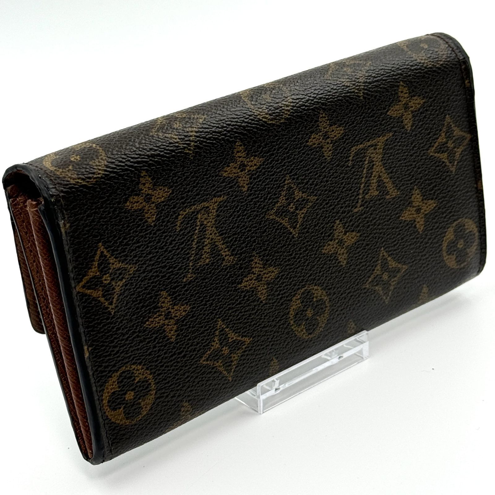 鑑定書付】ルイヴィトン モノグラム ポルトフォイユ サラ 長財布 #136