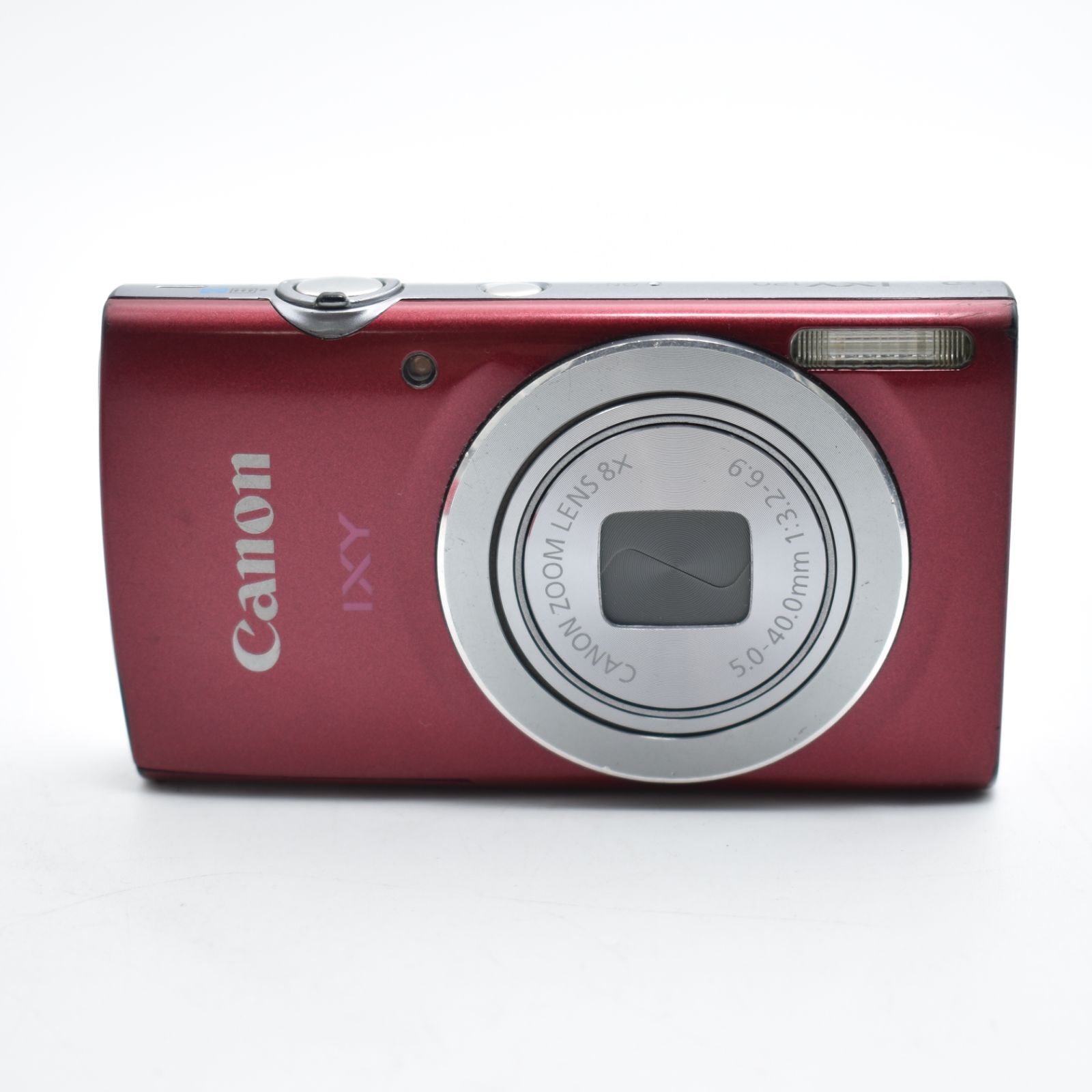 B#10503 Canon デジタルカメラ IXY 120 光学8倍ズーム レッド IXY120