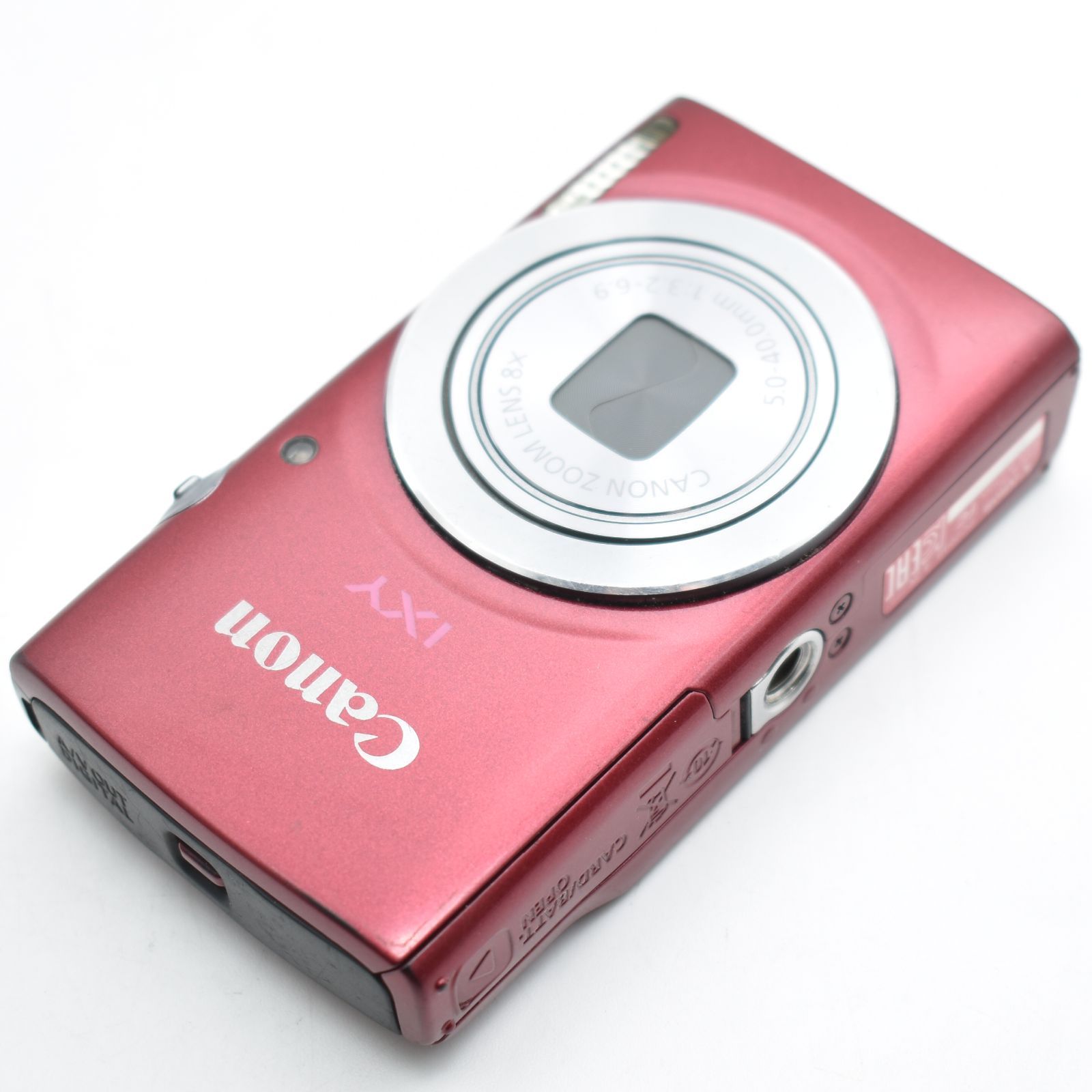 B#10503 Canon デジタルカメラ IXY 120 光学8倍ズーム レッド IXY120