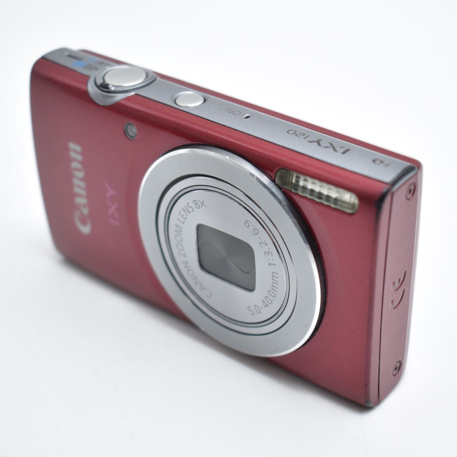 B#10503 Canon デジタルカメラ IXY 120 光学8倍ズーム レッド IXY120