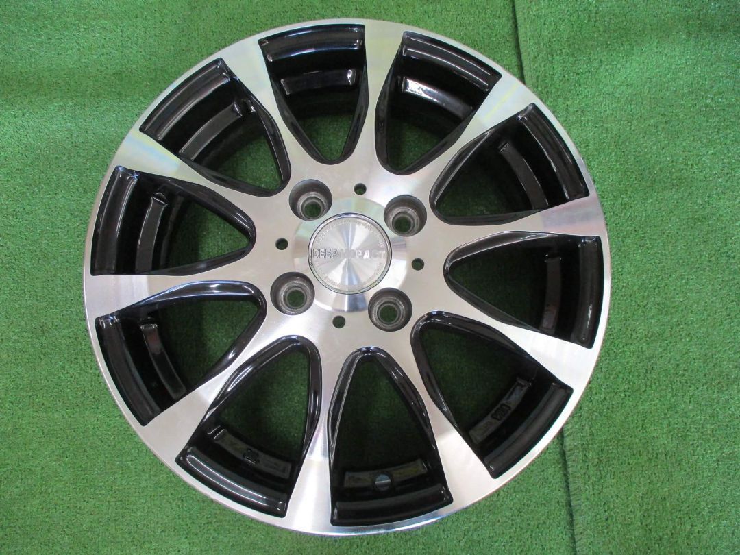 ディープインパクト 4 5 J 14 H 100 45 スペーシア タント ワゴンRなど ホイール 4本 Y 122