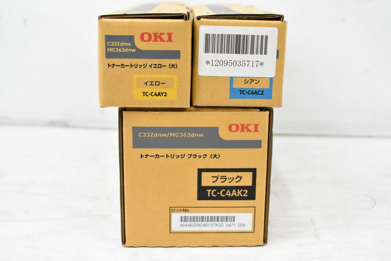  OKI トナー TC-C 4 AK 2 AC AY シアン イエロー ブラック オキ -L 18-byebye トナーカートリッジ プリンター 複合機