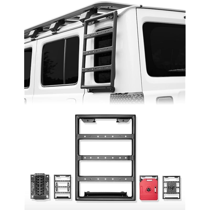 在庫セール】AMWMORV ジムニー ラダー サイドラダー アルミラダー 梯子